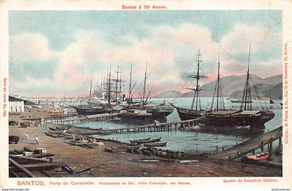 Brasil - SANTOS - Porto do Consulado - Santos a 30 Annos - Ed. M. Pontes & Co.