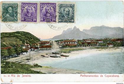 Brazil Copacabana Improvements 1909 to Paris