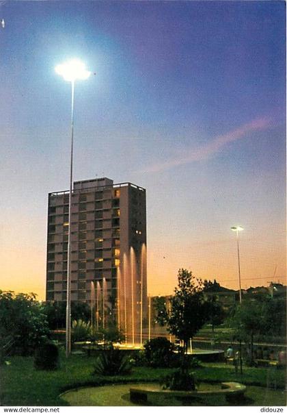 Carte Postale - Brésil - Brasil - Bauru - Por Do Sol , Na Praça do Libano - immeubles - estado de Sao Paulo - CPM - Cart