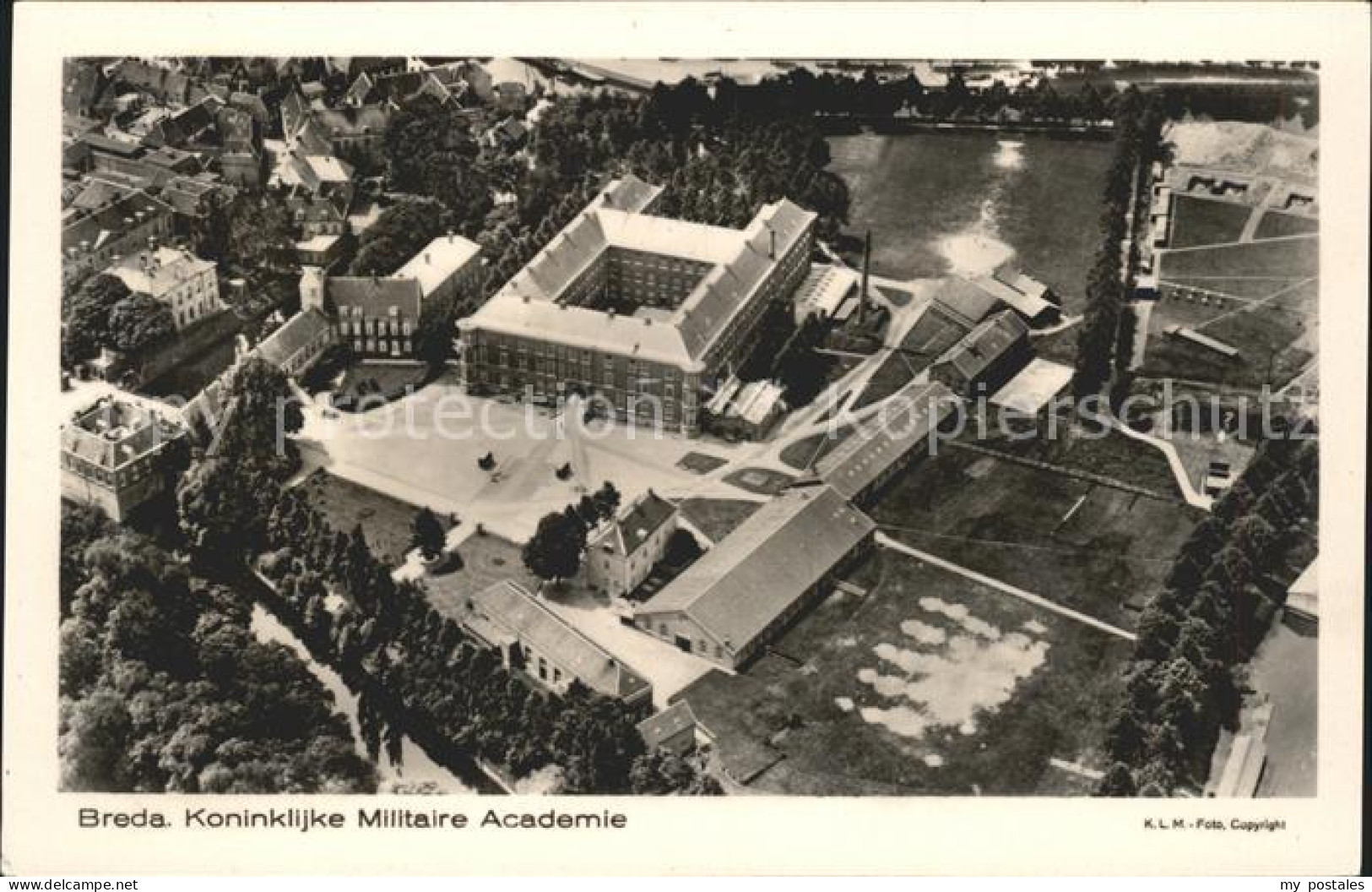 Breda Noord-Brabant Fliegeraufnahme Militaire Academie