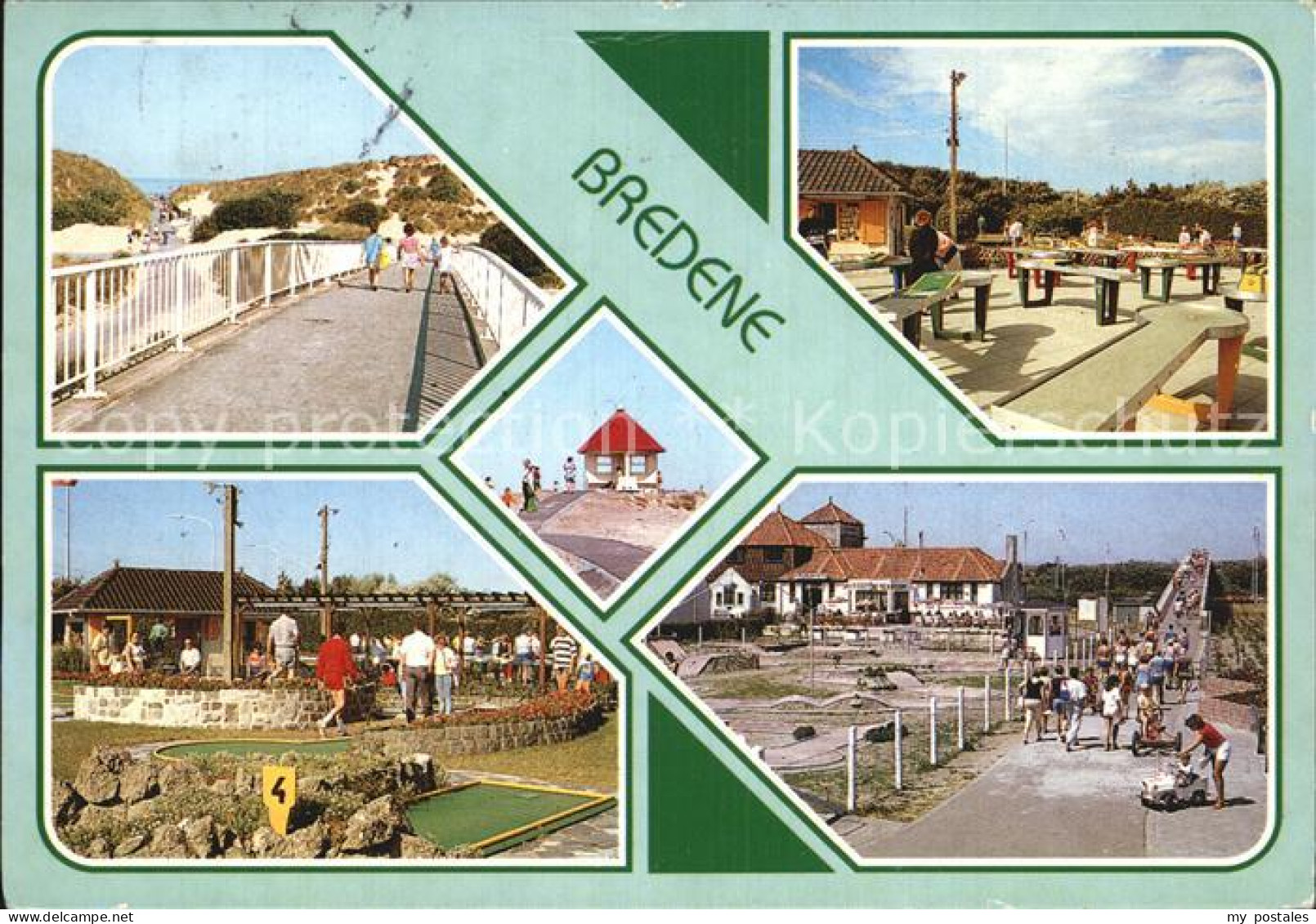 Bredene Minigolfplatz Bruecke