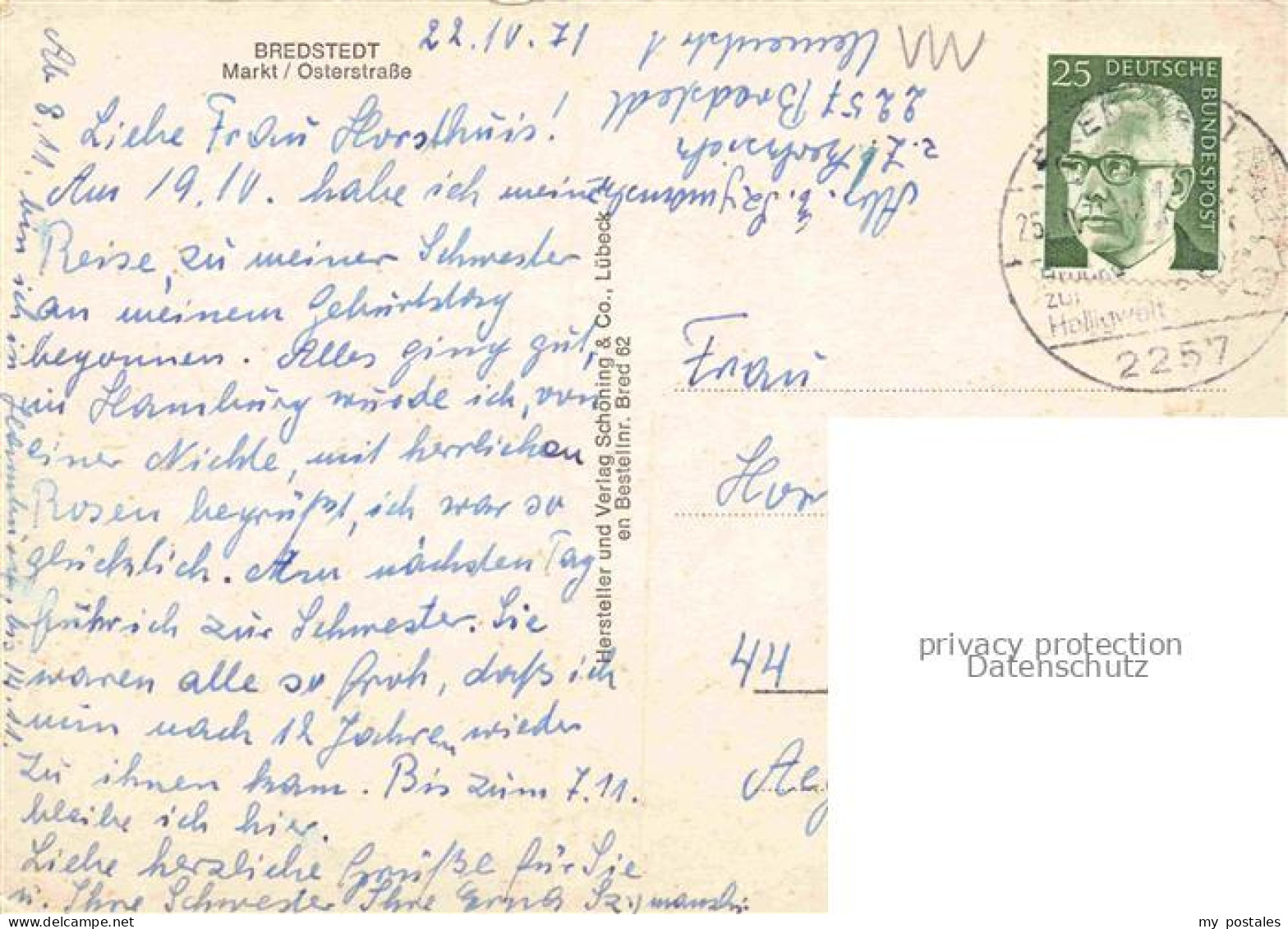 Bredstedt Nordfriesland Schleswig-Holstein Markt Osterstrasse