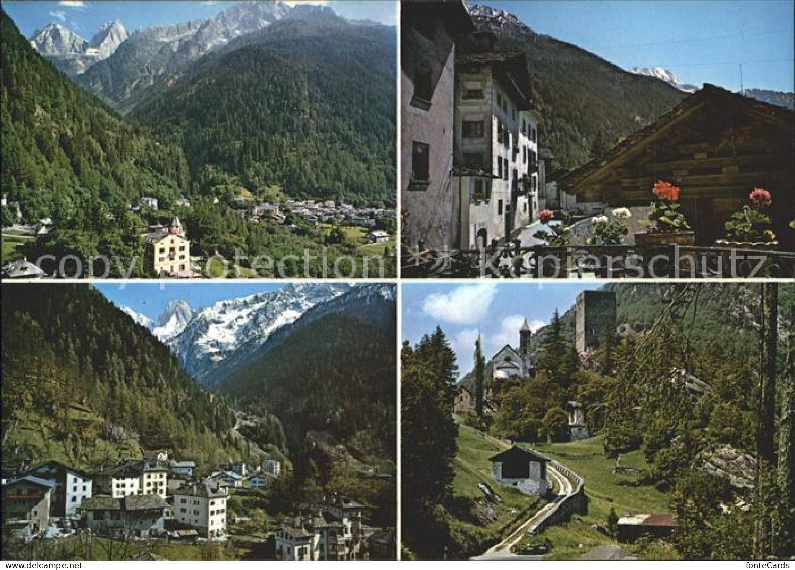 Bregaglia Promontogno Ortsansichten