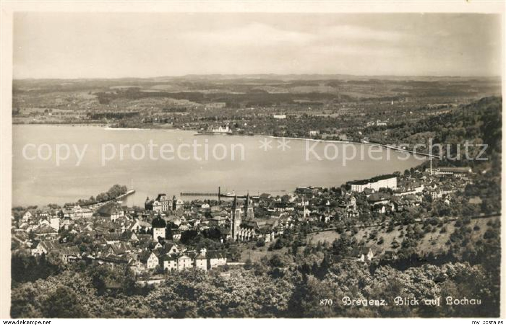 Bregenz Bodensee Blick auf Lochau
