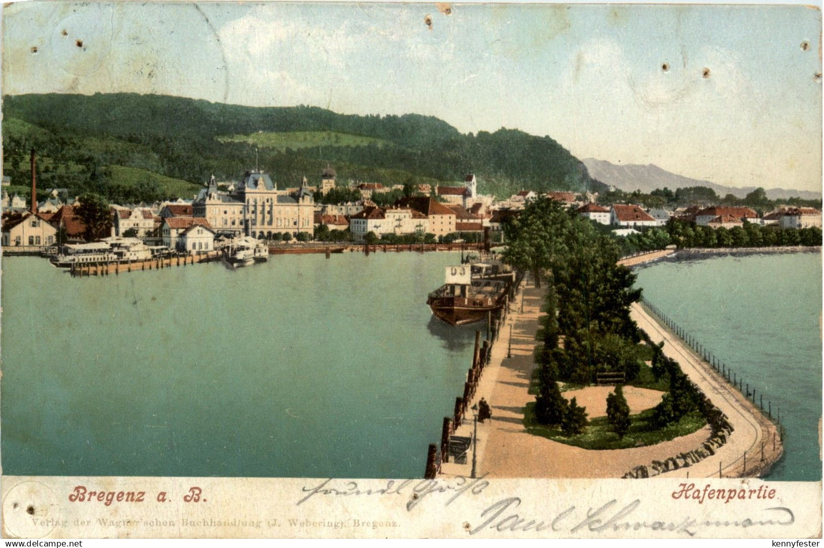 Bregenz/Vorarlberg, div.Orte und Umgebung - Bregenz, Hafenpartie