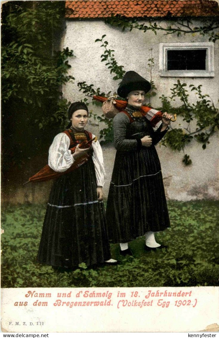Bregenzerwaldorte/Vorarlberg - Bregenzerwald - Namm und d-Schmeig im 18 JH.