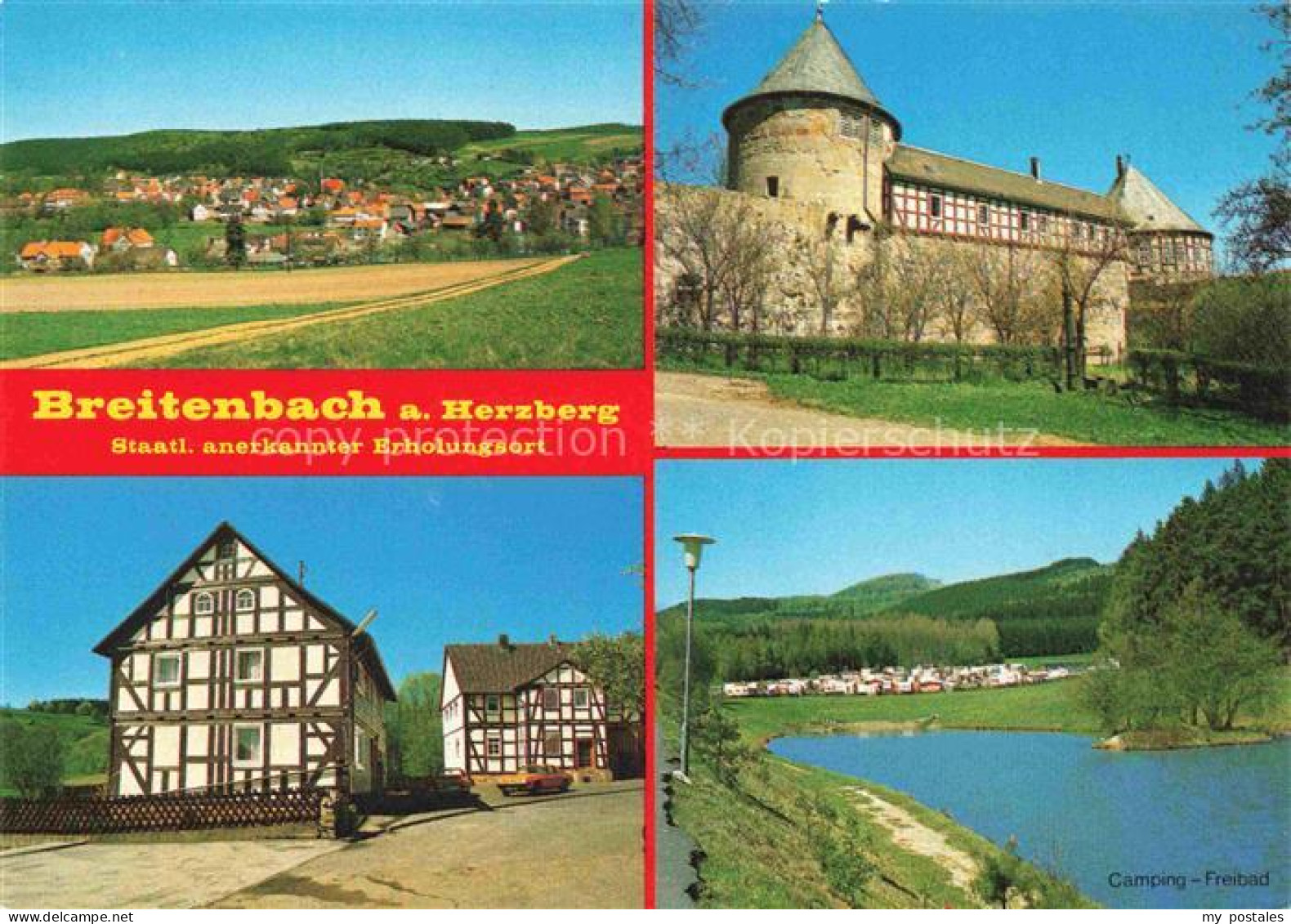 Breitenbach Herzberg Panorama Camping Freibad Burg Herzberg