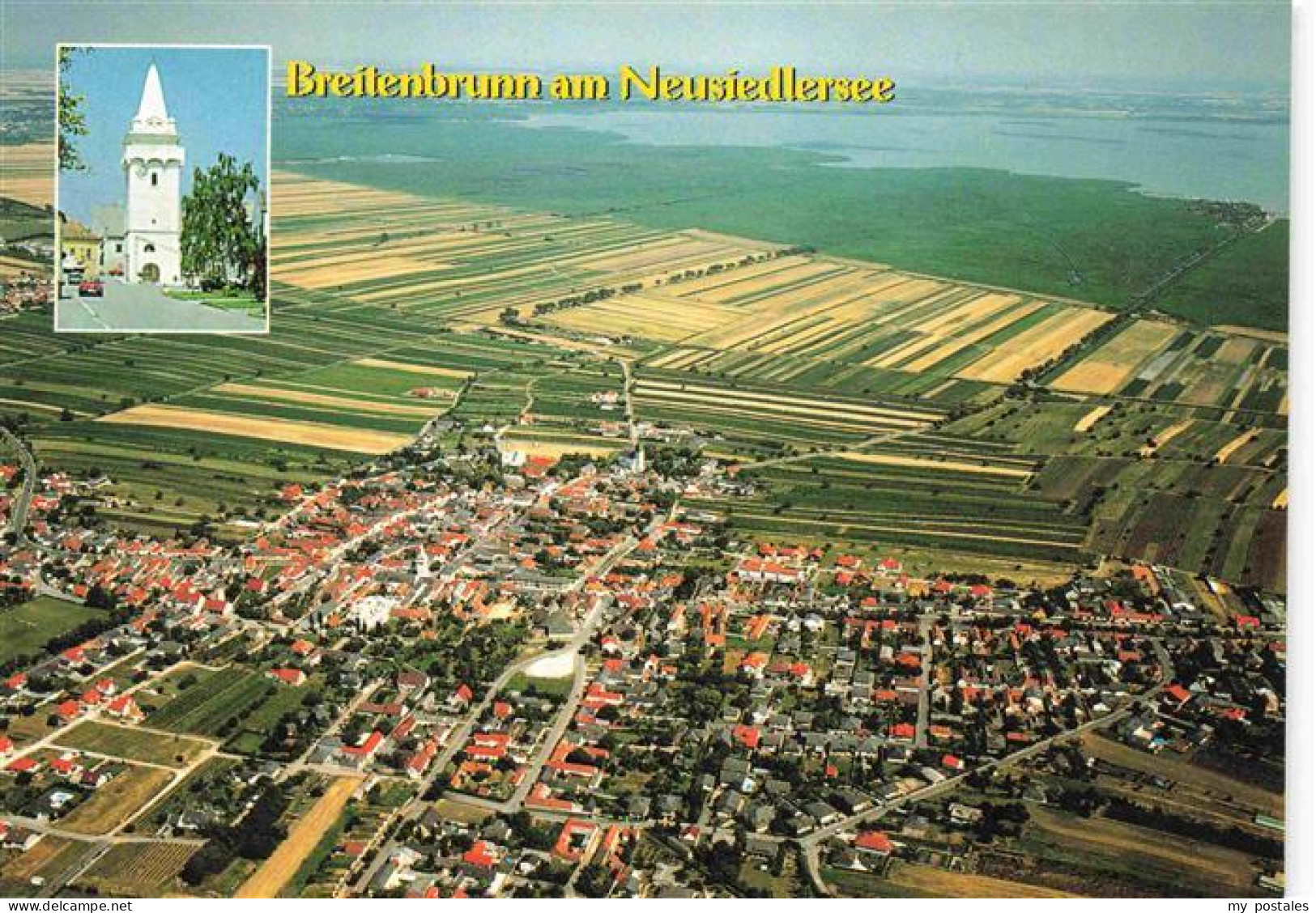 Breitenbrunn Burgenland Kirche Fliegeraufnahme
