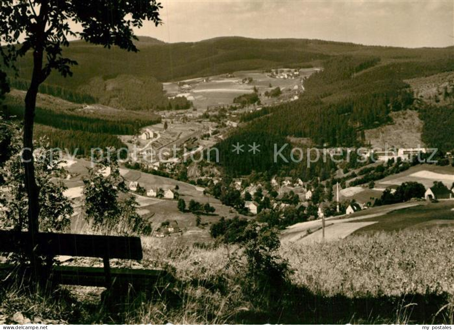 Breitenbrunn Erzgebirge Panorama
