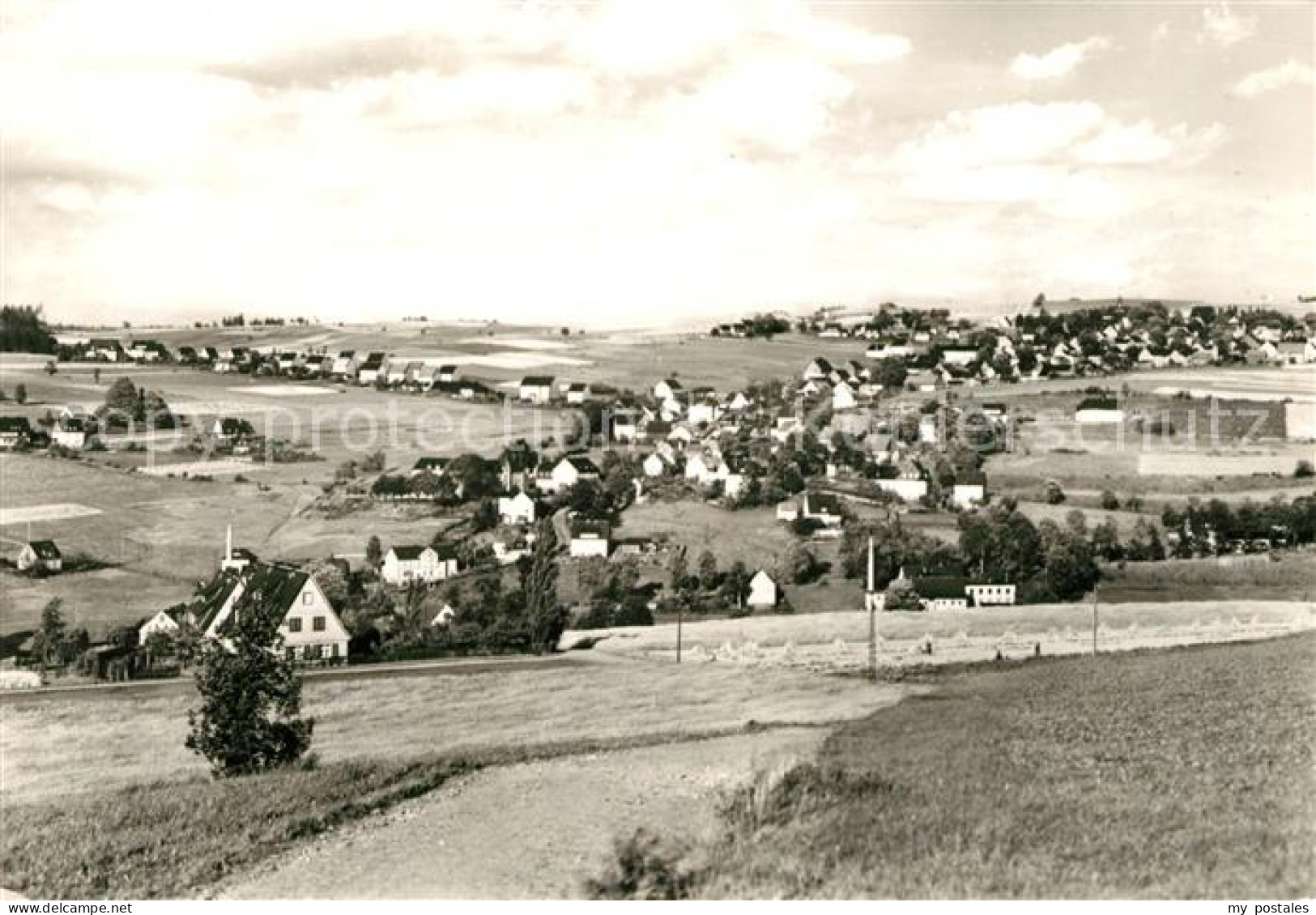 Breitenbrunn Erzgebirge Panorama