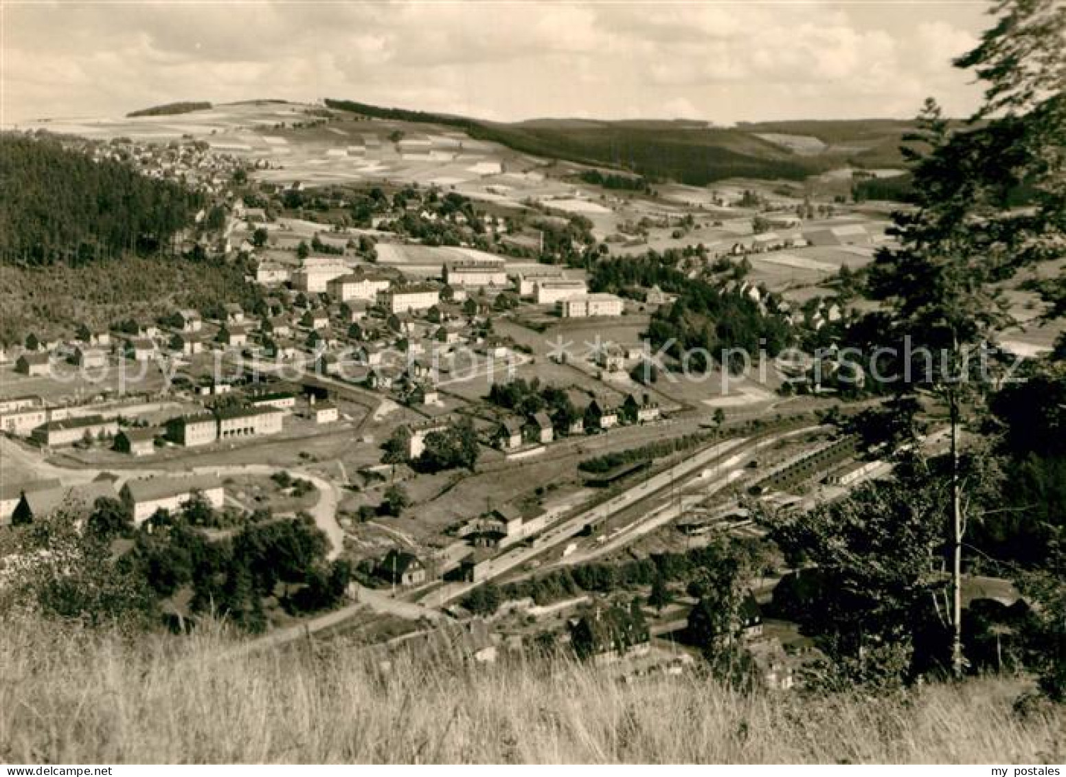Breitenbrunn Erzgebirge Panorama