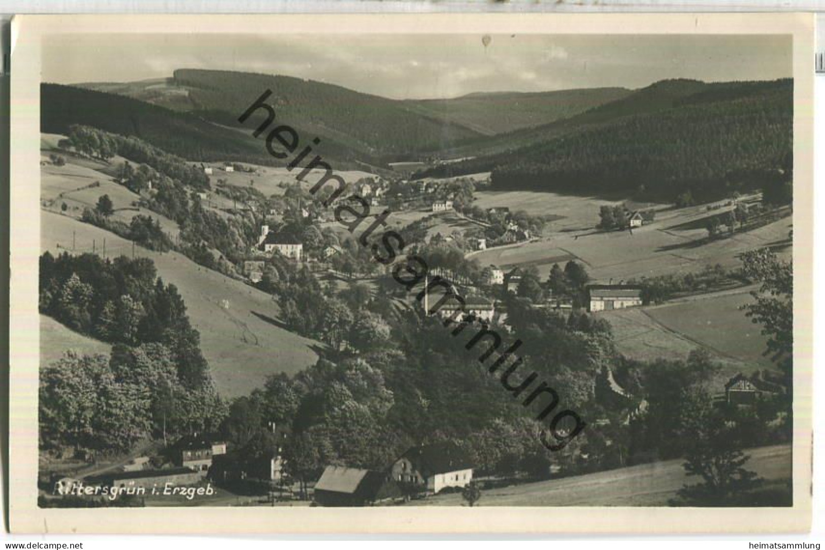 Breitenbrunn - Rittersgrün - Foto-Ansichtskarte - Verlag Franz Landgraf Zwickau