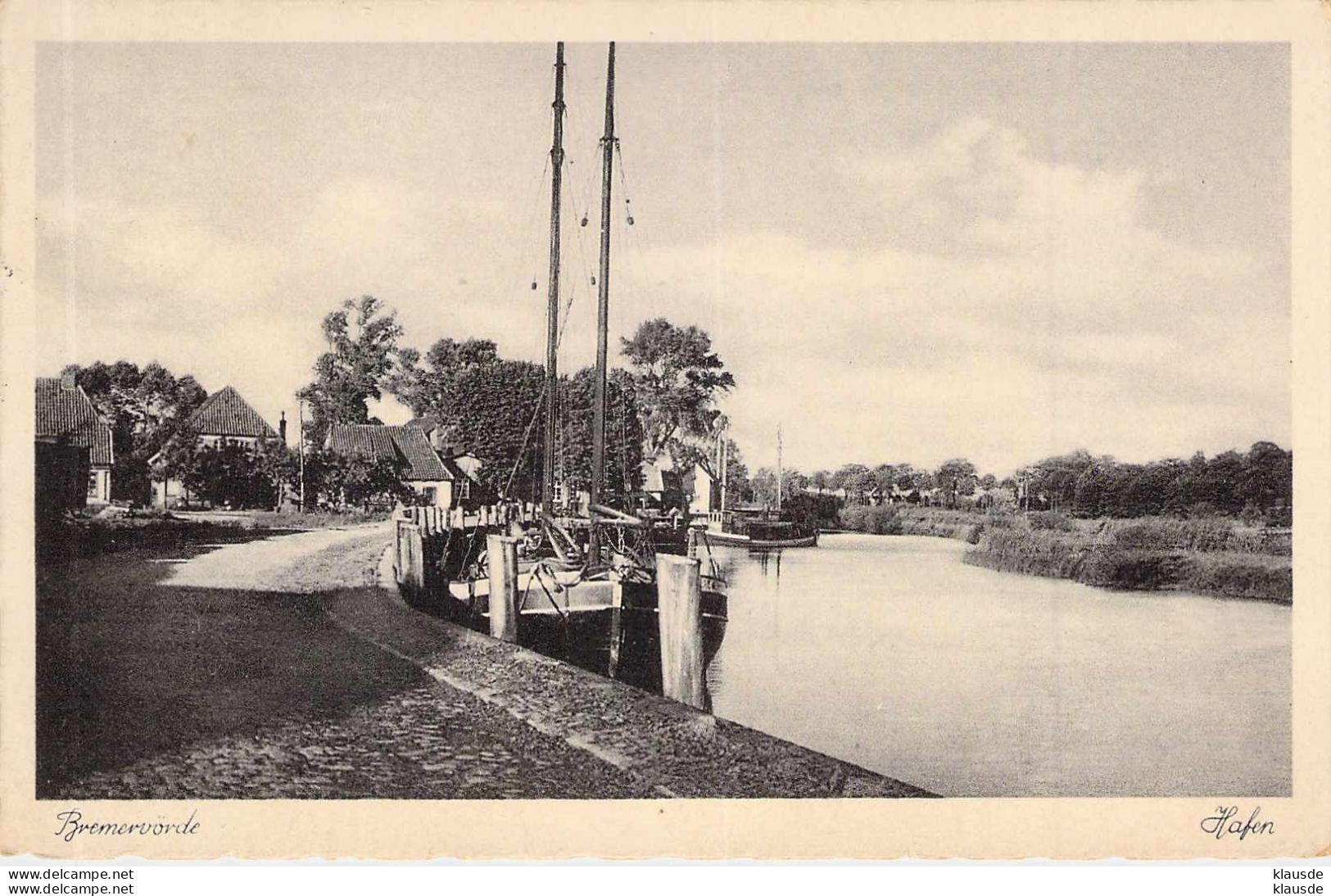 Bremerförde - Hafen gel.1941