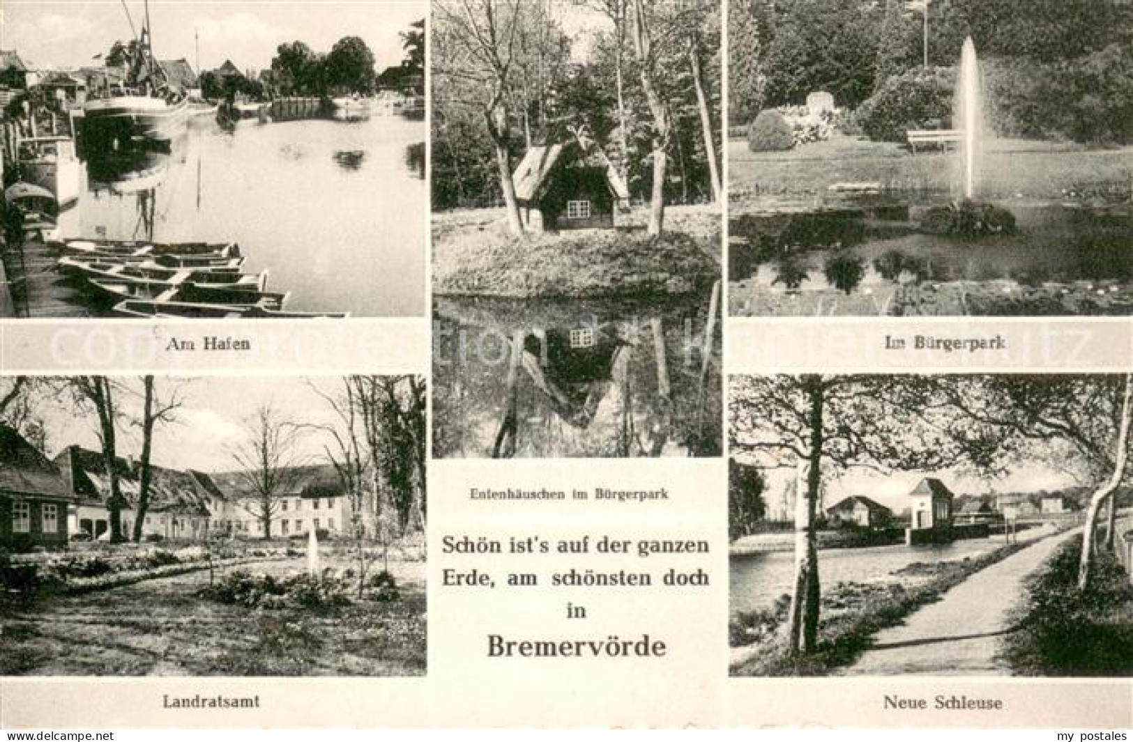 Bremervoerde Buergerpark Hafen Landratsamt Schleuse