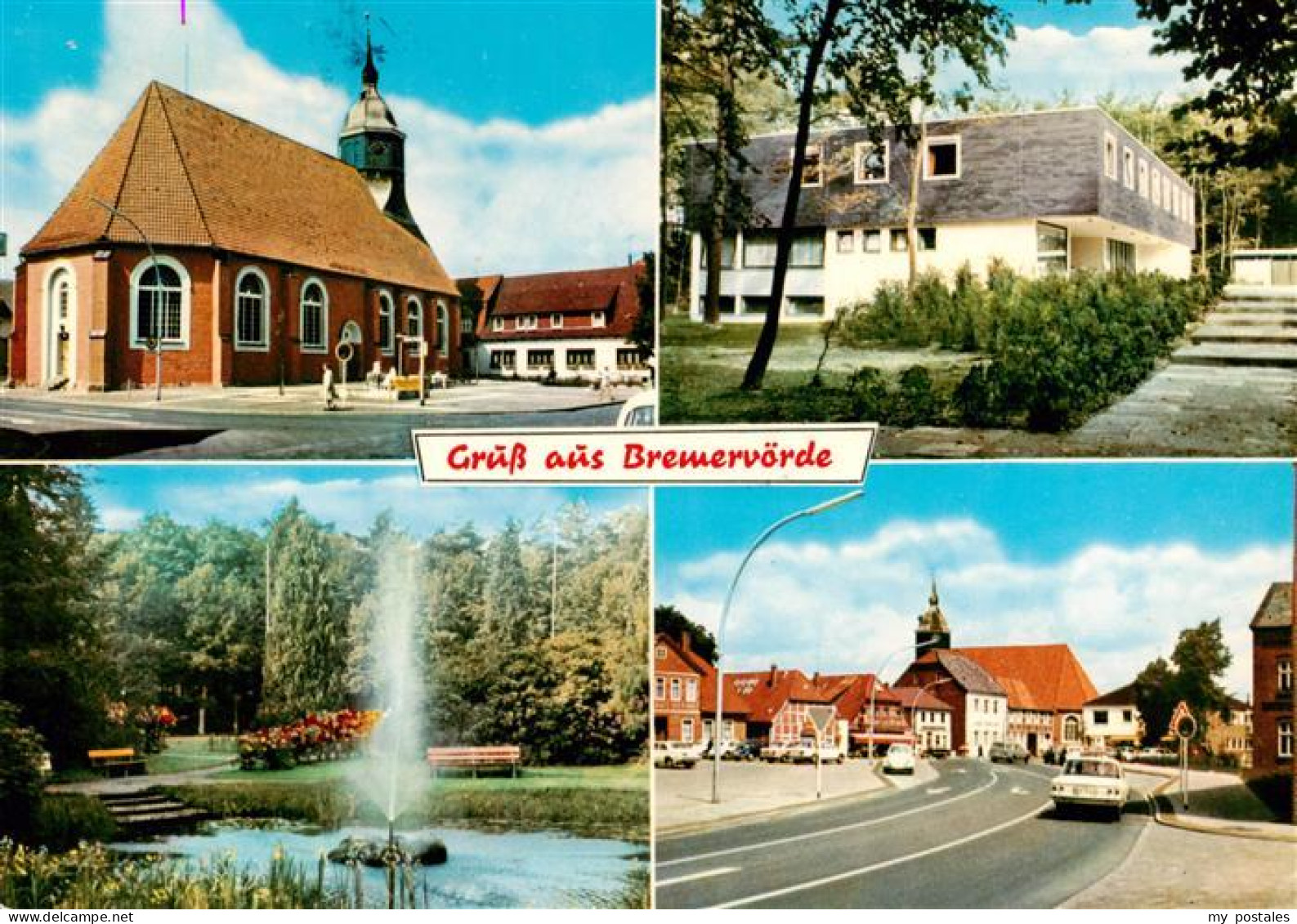 Bremervoerde Kirche Parkanlagen Ortsmotiv