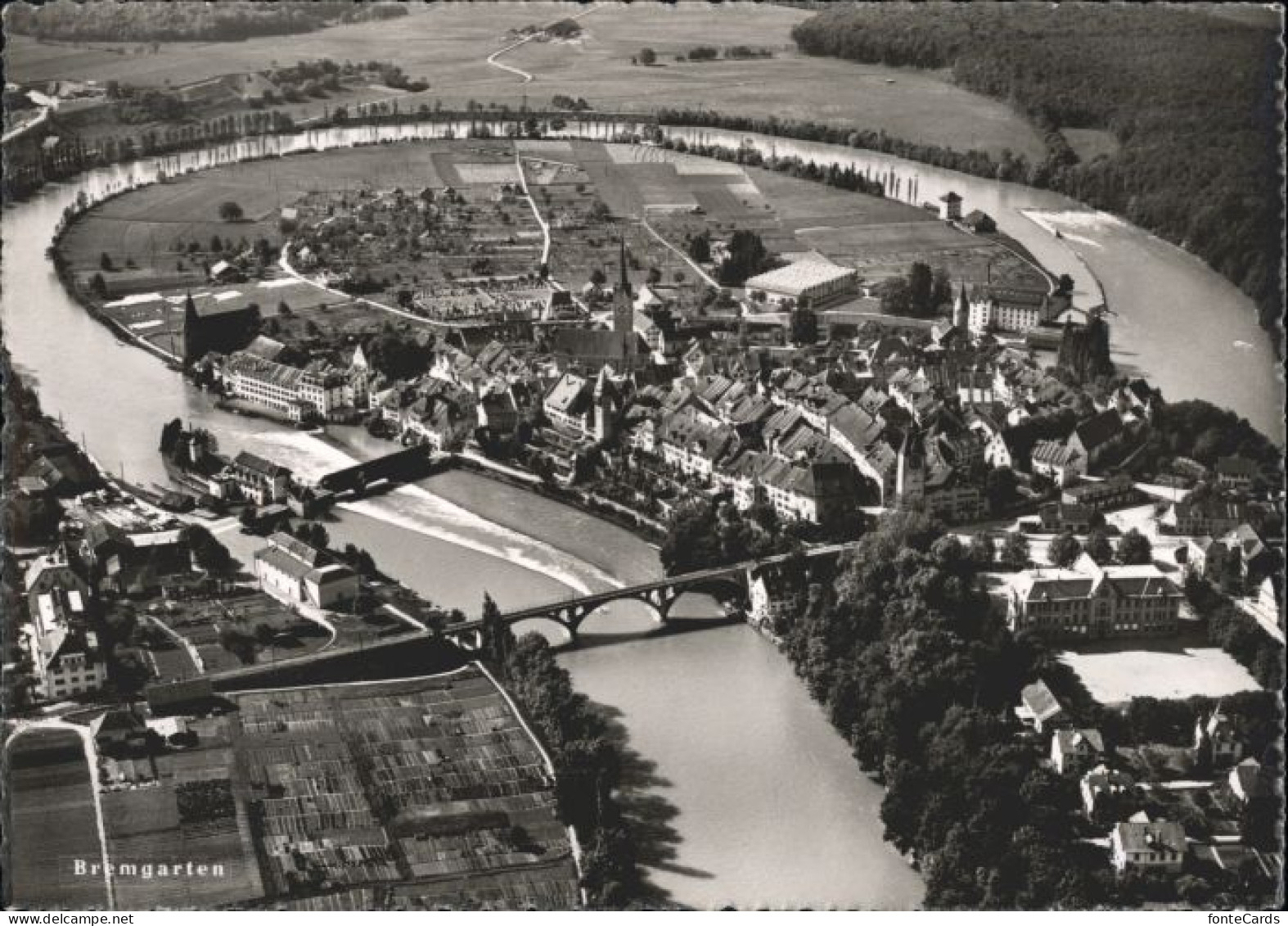 Bremgarten AG Bremgarten Fliegeraufnahme