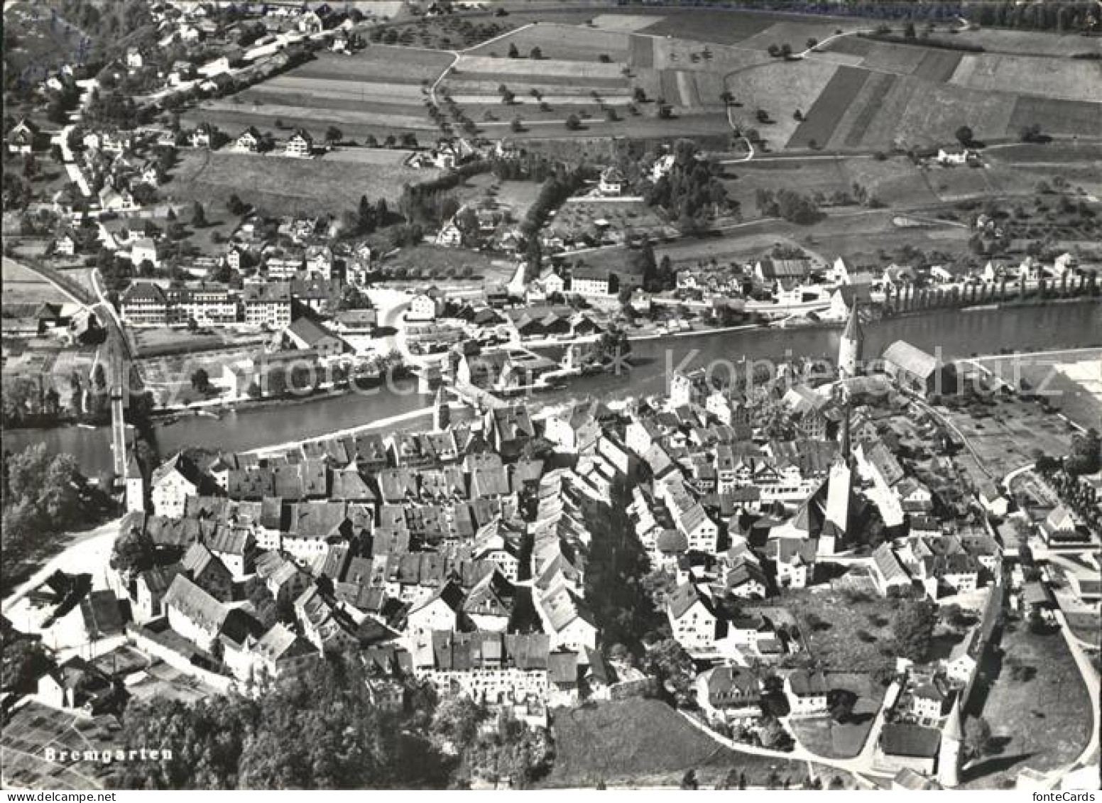 Bremgarten BE Fliegeraufnahme