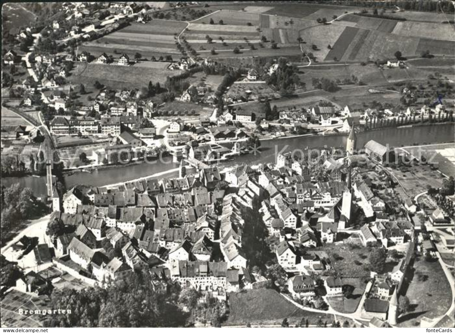 Bremgarten BE Fliegeraufnahme