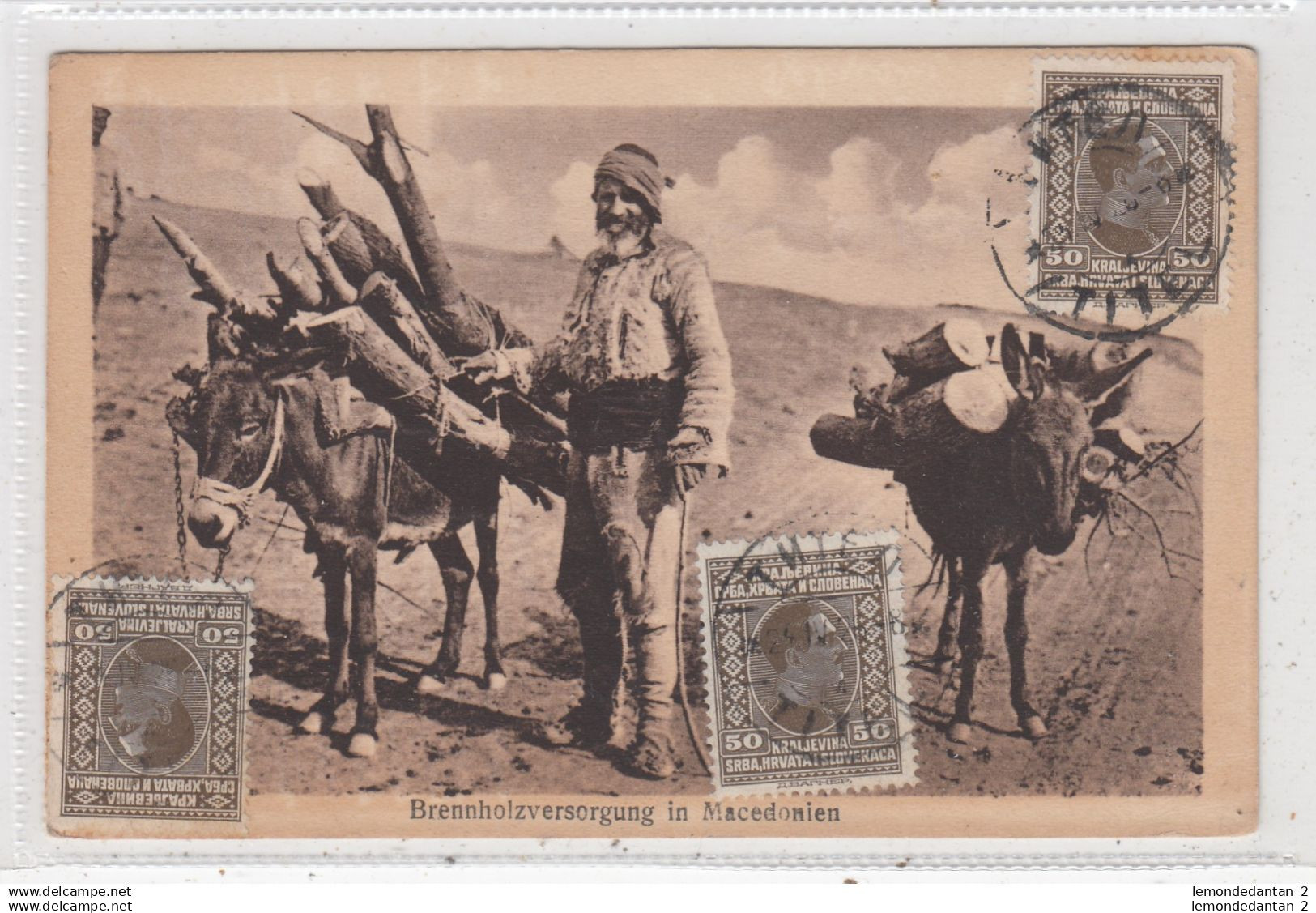 Brennholzversorgung in Macedonien. *