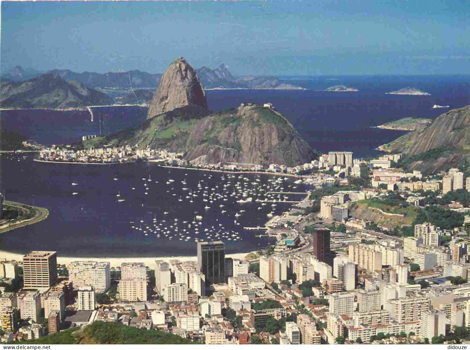 Brésil - Rio de janeiro - Baía de rio de janeiro - vue aérienne - CPM - Voir Scans Recto-Verso