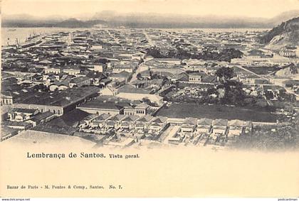 Brasil - SANTOS - Vista geral - Ed. M. Pontes & Co. 7