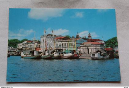 Cpm, Belem, porto com barcos pesqueiros estado do para, Brésil