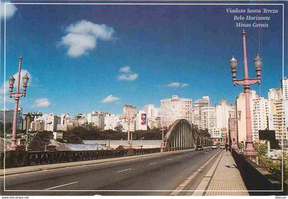 Brésil - Belo horizonte - Viaduto santa tereza - immeubles architecture - CPM - Voir Scans Recto-Verso