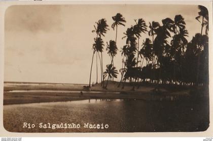 K25- MACEIO - RIO  SALGADINHO  - CARTE  PHOTO -  ( 2 SCANS )