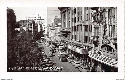 Brasil - PORTO ALEGRE - Rua dos Andradas - FOTO POSTAL - Ed. desconhecido