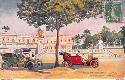Brasil - RIO DE JANEIRO - Museu Nacional no Parque Boa Vista - Ed. Impressão Atar (Genebra, Suíça)