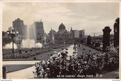 Brasil - RIO DE JANEIRO - Praça Paris - POSTAL FOTO - Ed. LTM 17