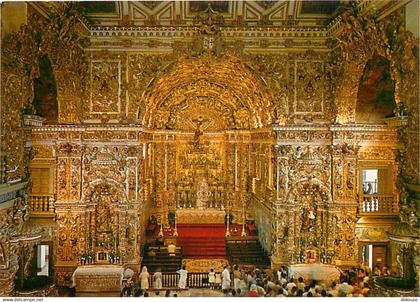 Brésil - Brasil - Salvador de Bahia - Igreja de Sao Francisco - Altar Mar - Sao Francisco Church - High Alfar - Intérieu
