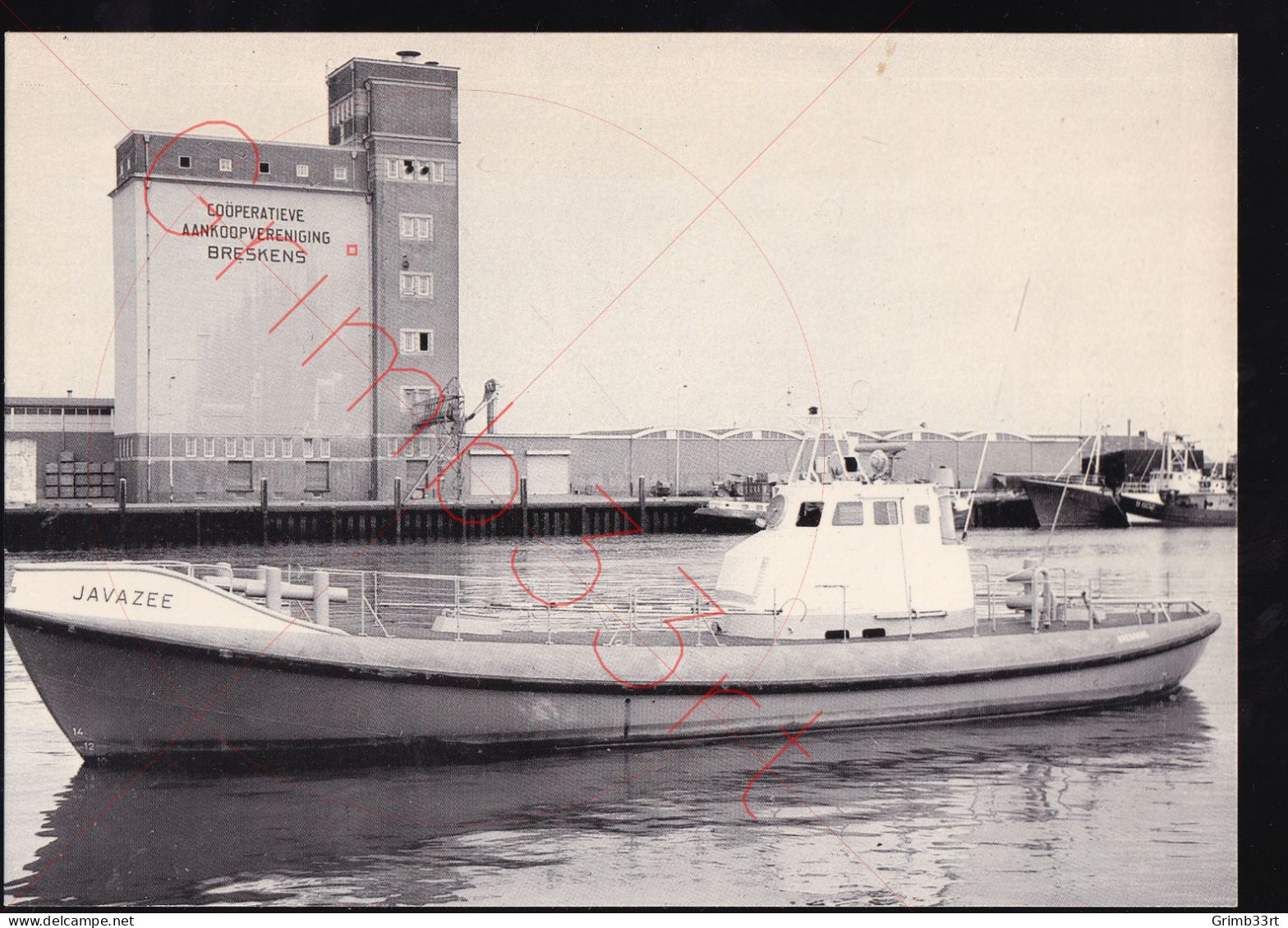 Breskens - Reddingsboot "Java Zee" - Coöperatieve Aankoopvereniging Breskens - fotokaart