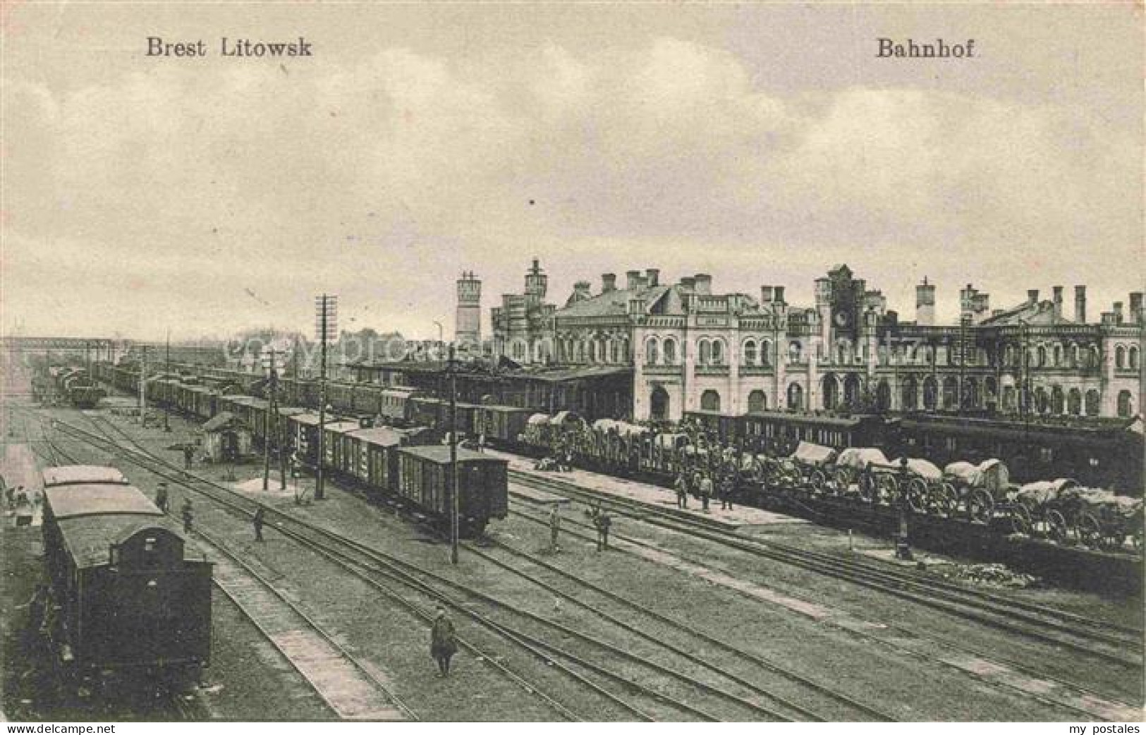 BREST-LITOWSK Belarus Weissrussland Bahnhof