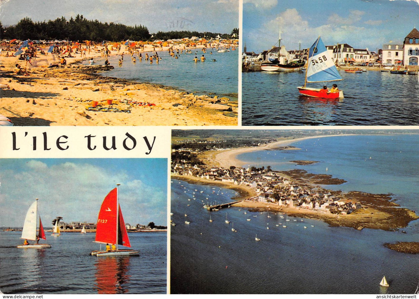 Bretagne Ile Tudy - La Grande Plage gl1976 #155.362