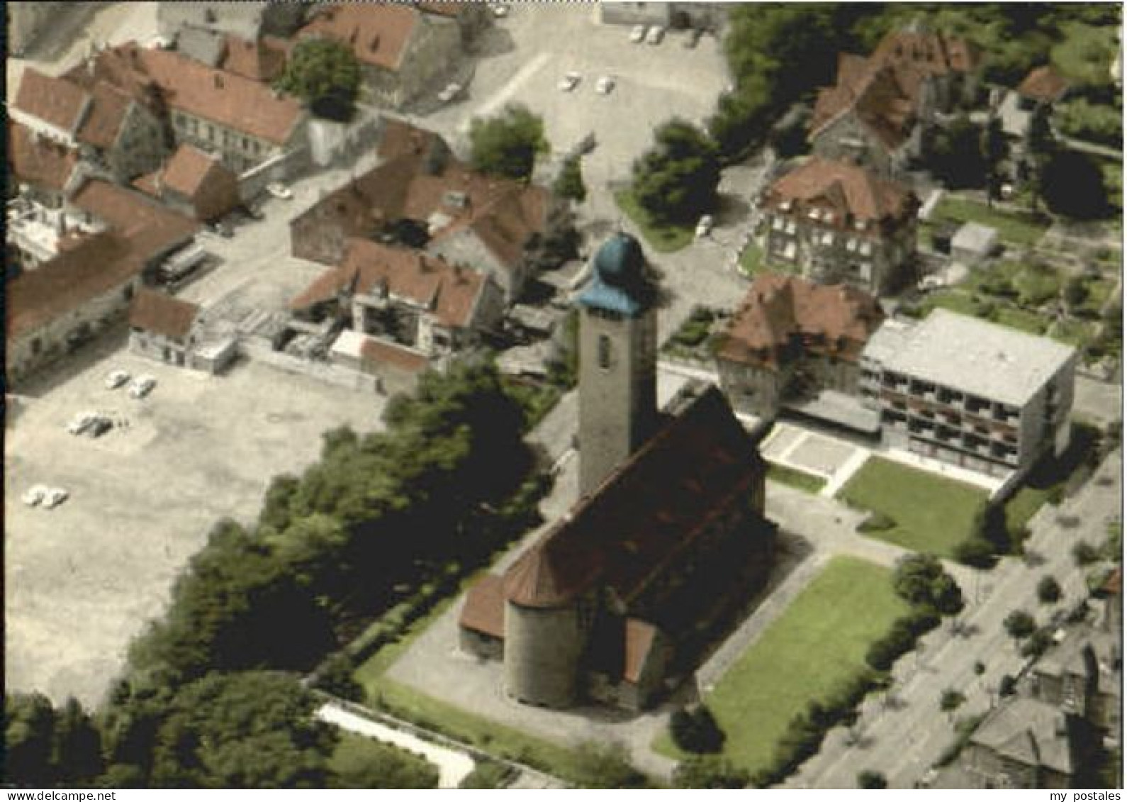 Bretten Baden Bretten St. Laurentius Kirche Altenheim Fliegeraufnahme