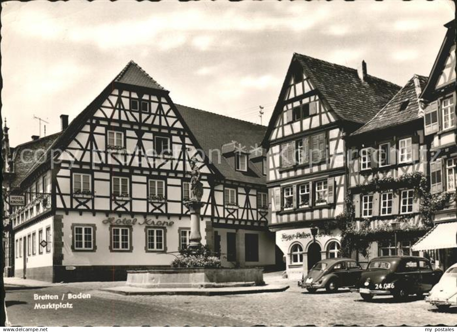 Bretten Baden Marktplatz Autos