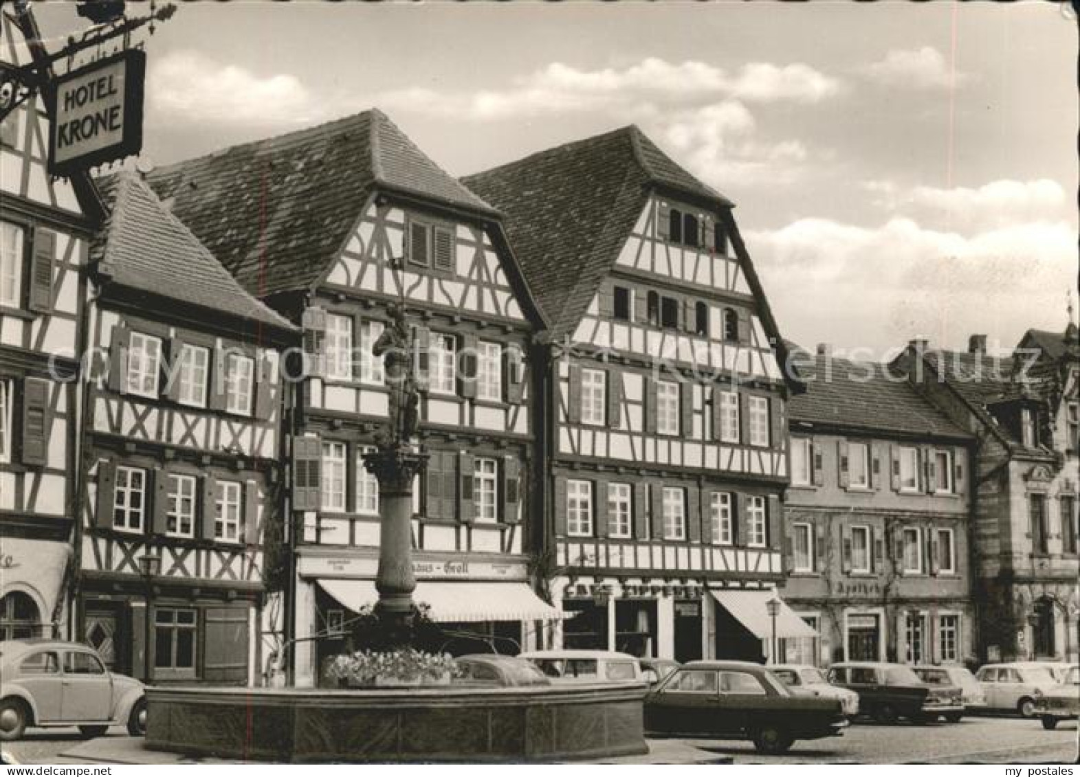 Bretten Baden Marktplatz Autos