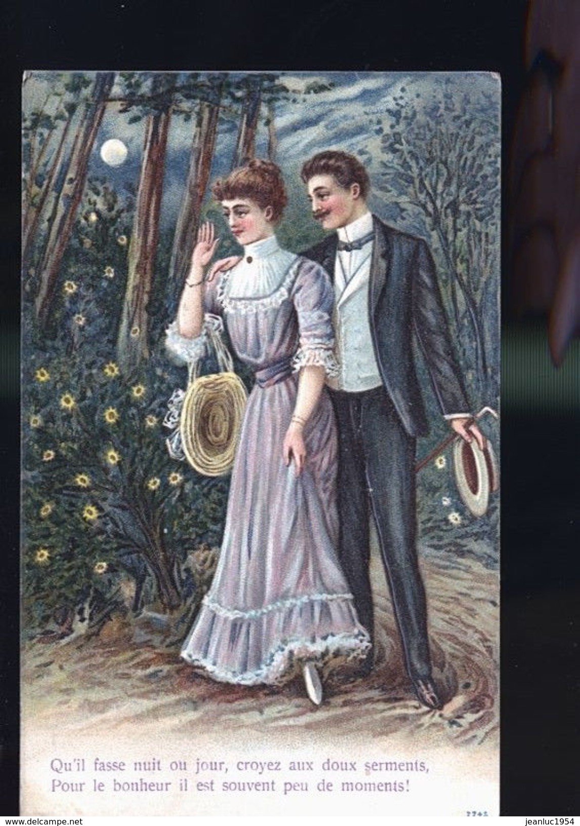 BREVINE POSTEE EN 1900 ... CARTE RELIEF SIGNEE MARTIN