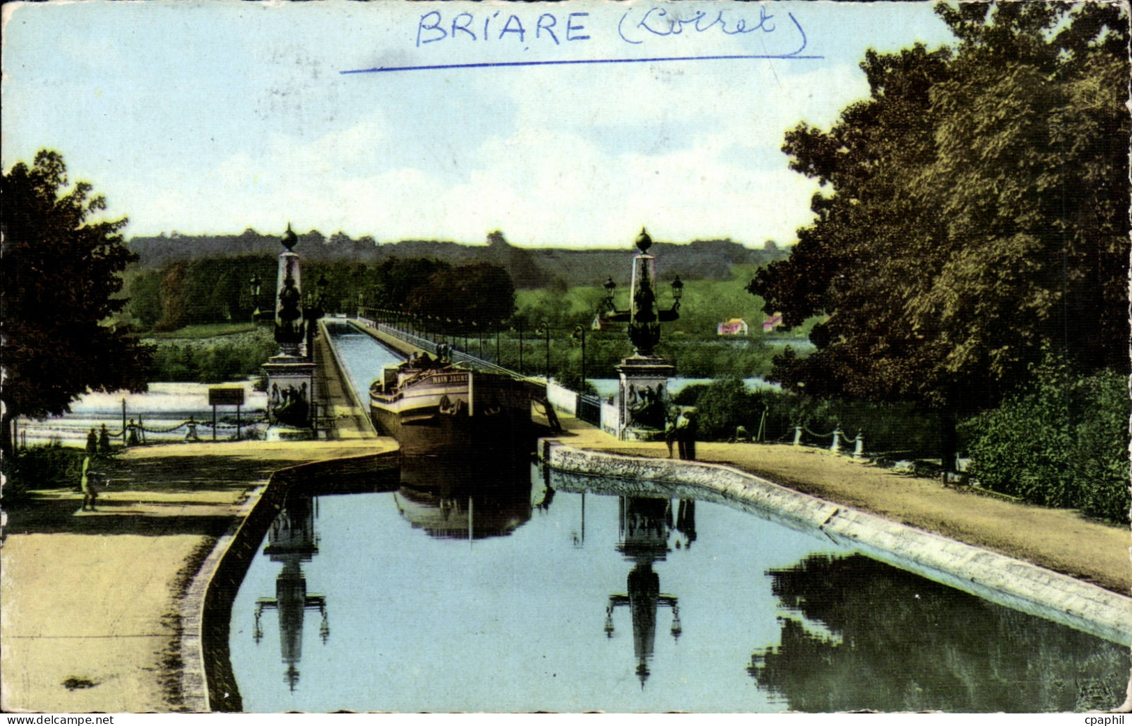 Briare CPA Le pont canal