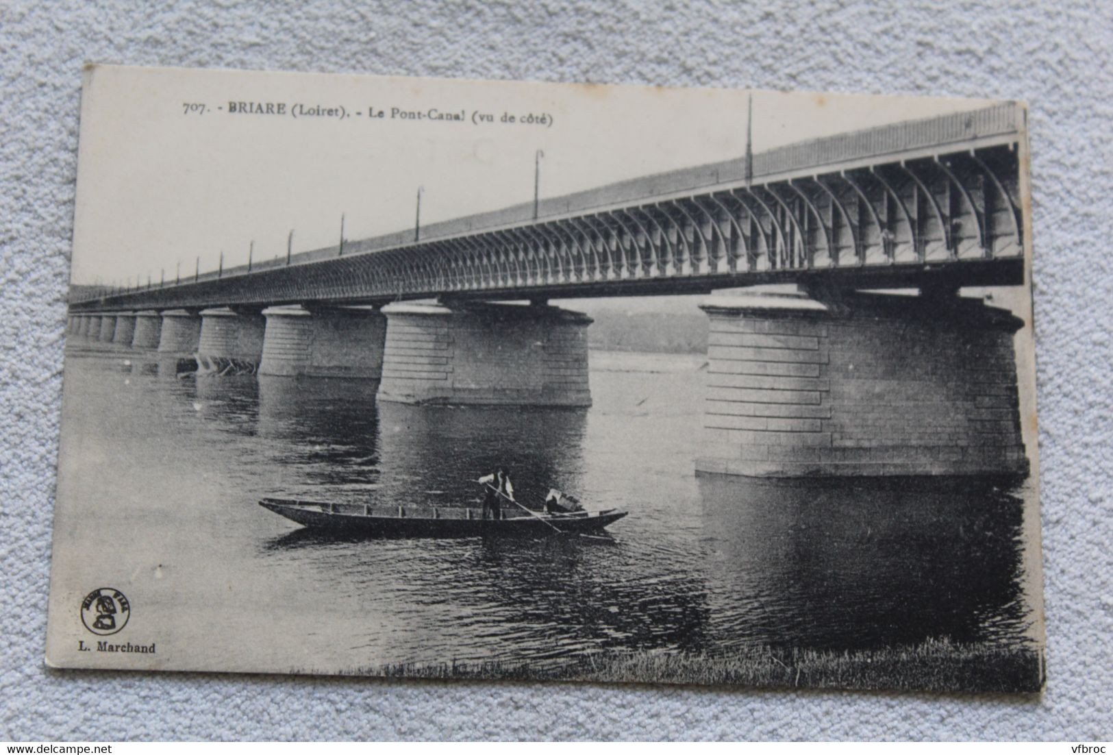 Briare, le pont canal, vu de côté, Loiret 45