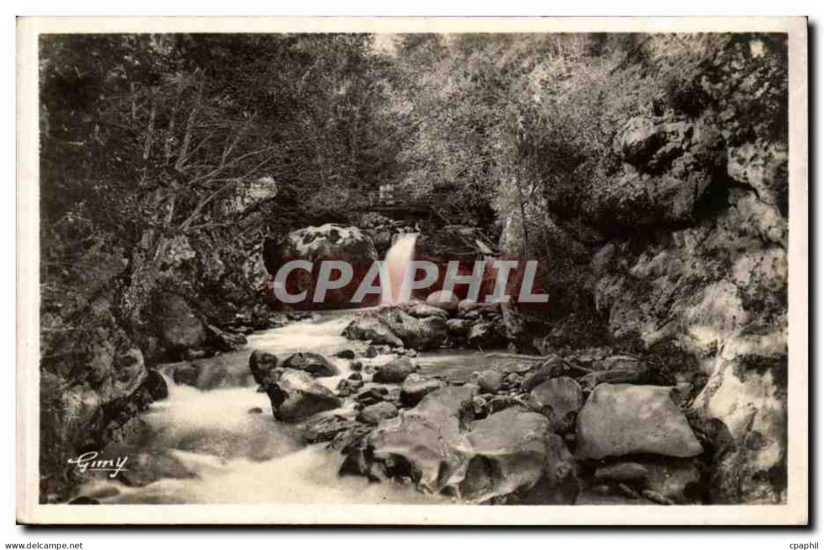 Brides les bains - Cascade du Bois de Cythere - CPA