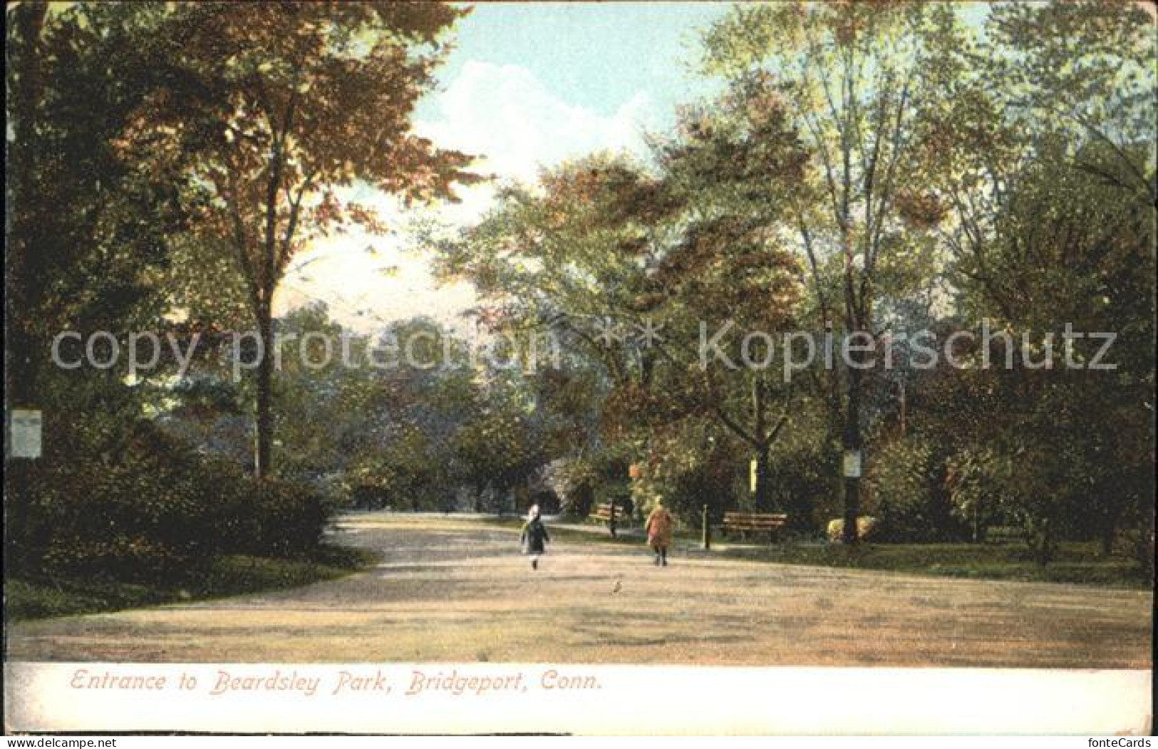 Bridgeport Connecticut Entrance to Beardsley Park