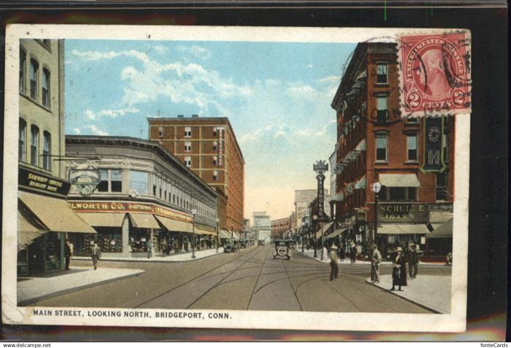 Bridgeport Connecticut Main Street Looking North