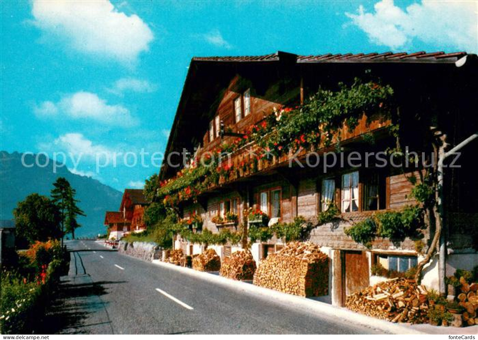 Brienz BE Châlet typique sur le Lac de Brienz