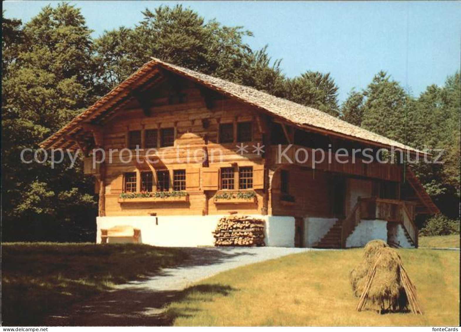 Brienz BE Schweizer Freilichtmuseum Ballenberg Haus von Matten bei Interlaken