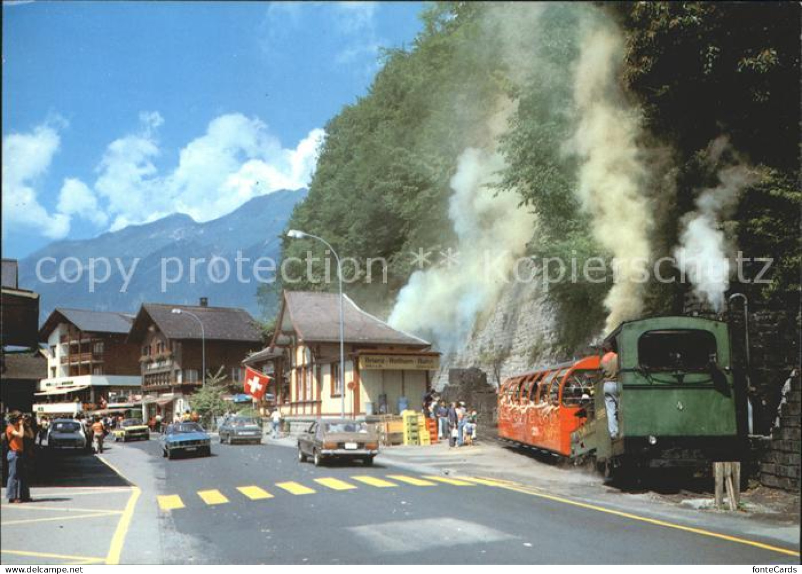 Brienz-Rothornbahn Abfahrt Brienz