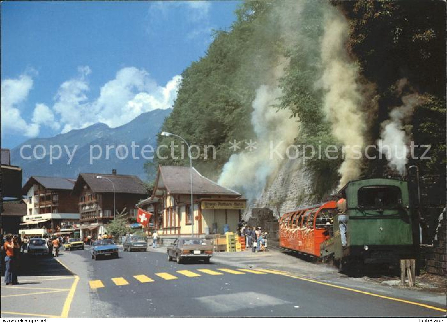 Brienz-Rothornbahn Abfahrt Brienz