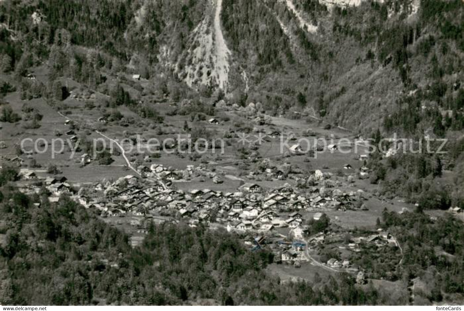 Brienzwiler Von oben Totalansicht