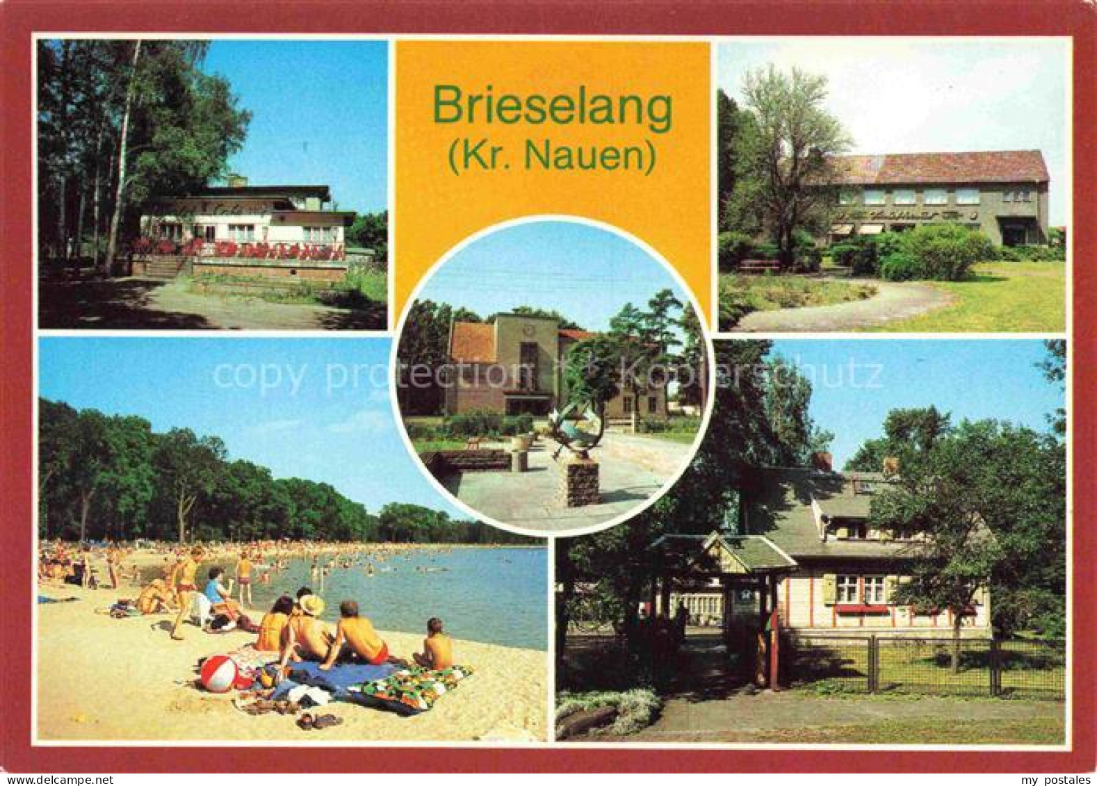 Brieselang Waldcafé Kaufhaus Partie am See Polytechnische Oberschule Jugendherbe
